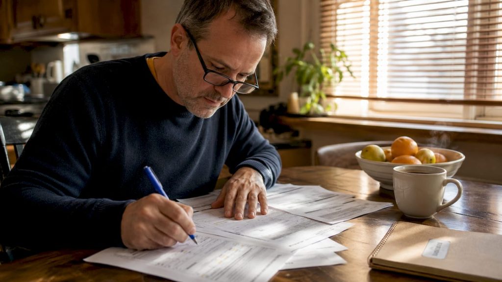 Amazon seller auditing fulfillment fees paperwork